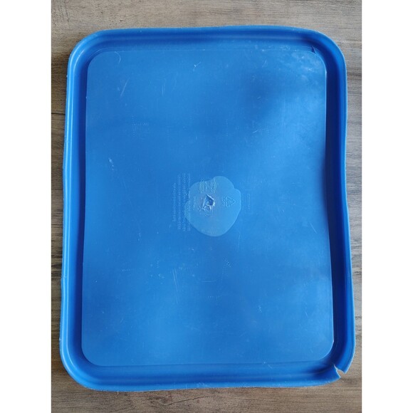 Anchor Hocking Glass Storage Container Rectangular 2.75 Quart With Blue Lid - Picture 8 of 8